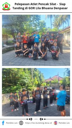 Pelepasan Atlet Pencak Silat - Siap Tanding di GOR Lila Bhuana Denpasar